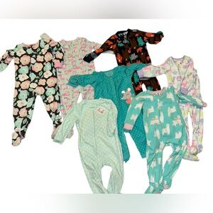 Lot of 7 Carter’s Pajama Onesies!!!! Mostly 24 Month-2T